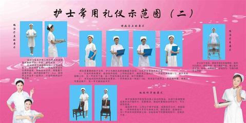 銅版紙護(hù)士禮儀示范圖 專業(yè)醫(yī)療形象與裝飾應(yīng)用